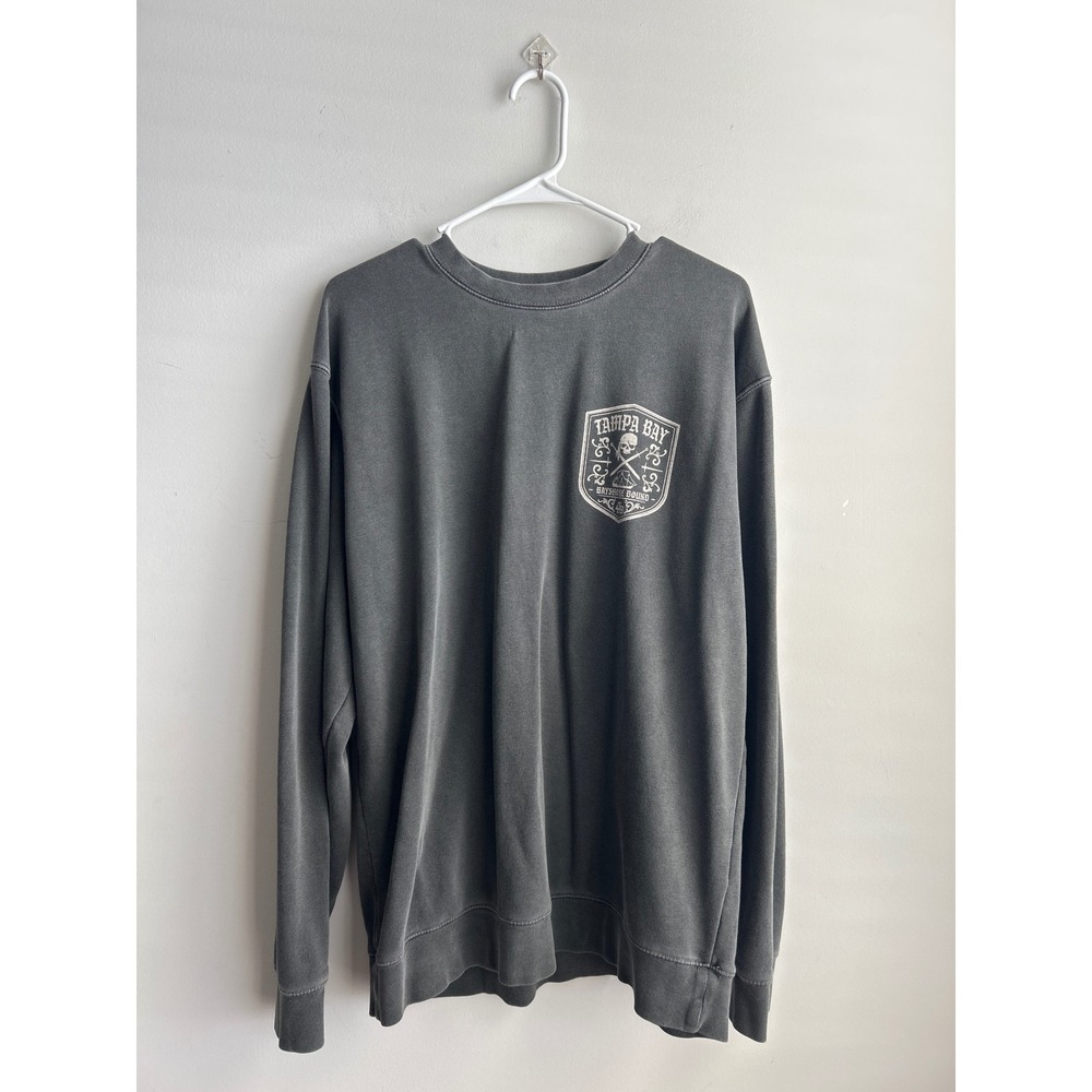 Independent Trading Company Tampa Bay Gray Pullover Sweatshirt Mens Large